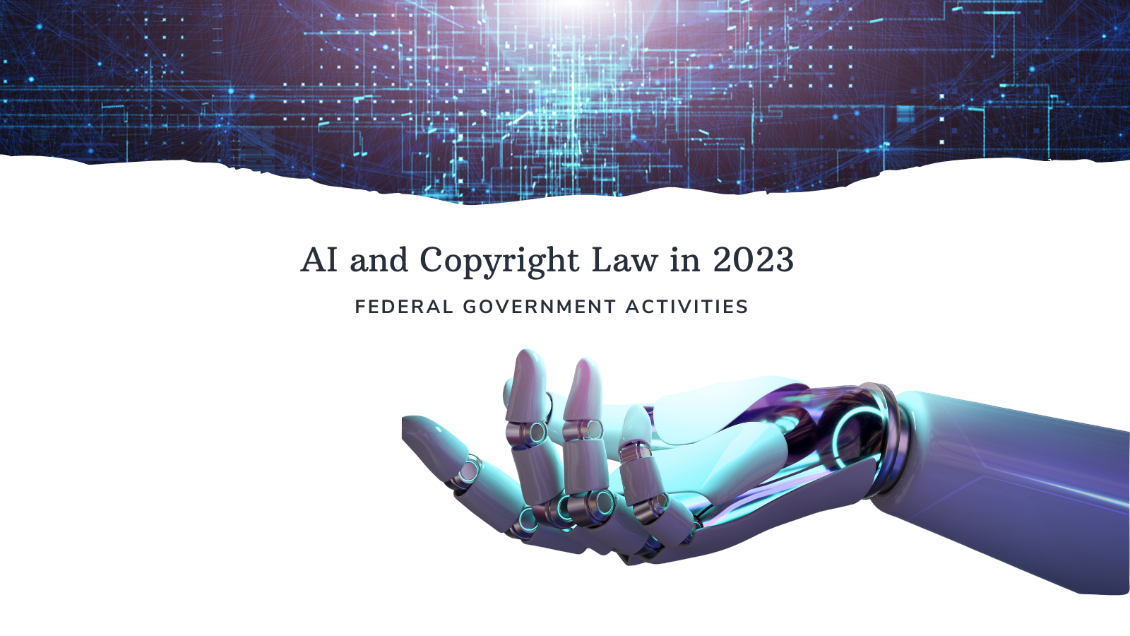 AI and Copyright Law in 2023: Federal Government Activities