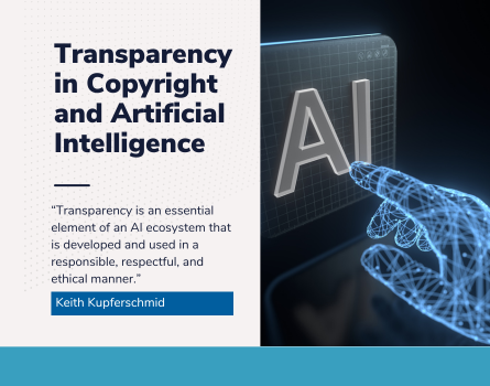 Transparency in Copyright and Artificial Intelligence