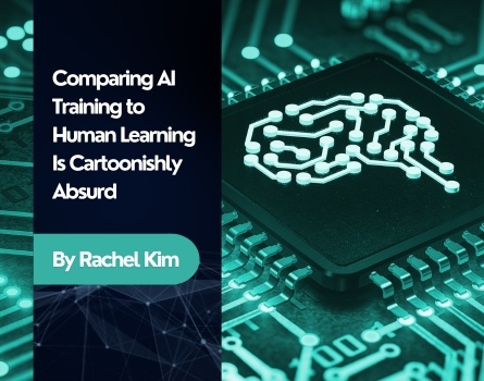 Comparing AI Training to Human Learning Is Cartoonishly Absurd